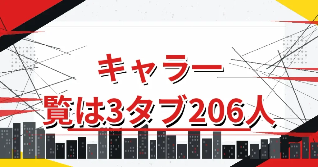 ワンパンマンのキャラ一覧!公式サイトに並ぶ206人の内訳