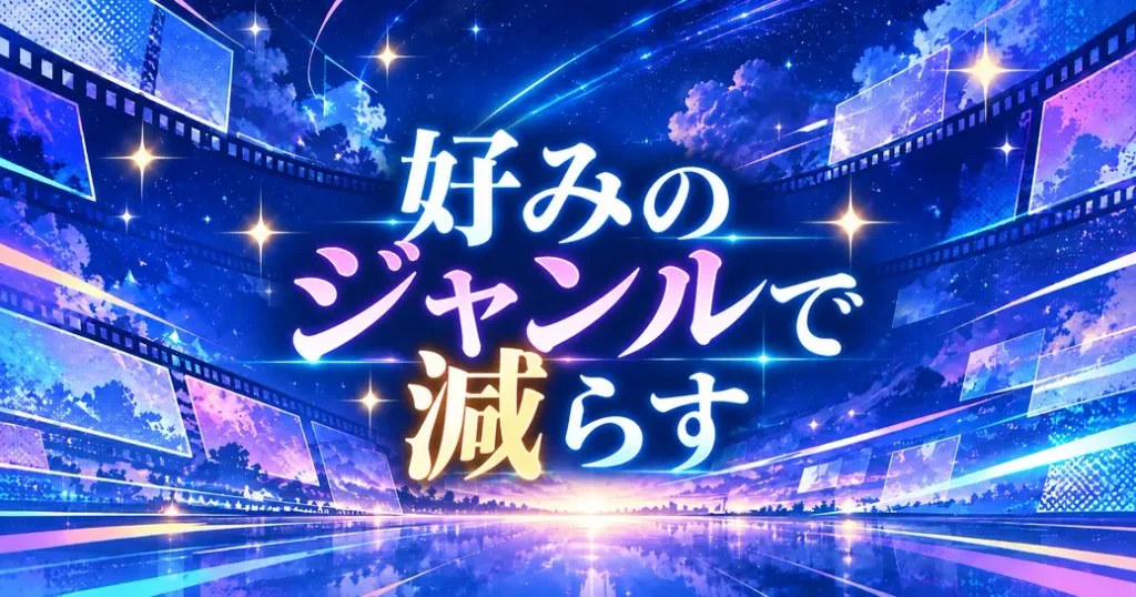 好みのジャンルから候補を減らす