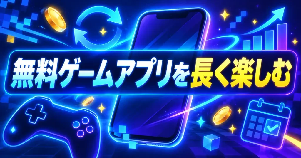 無料の人気ゲームアプリを長く楽しむコツ
