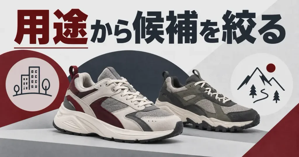 人気のニューバランスのスニーカーを用途から絞る