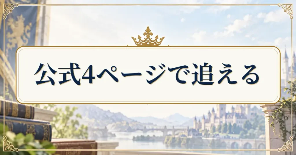 まとめ:最強の王様二度目の人生は何をする2期は公式4ページで追える