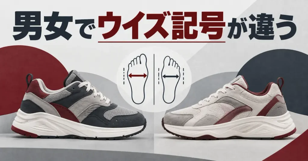 メンズとウィメンズでウイズ記号の意味が違う